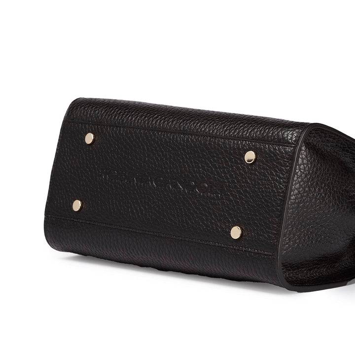 Roberta Gandolfi Frida Handbag in pelle martellata con tracolla logata in tessuto regolabile Negozi Online
