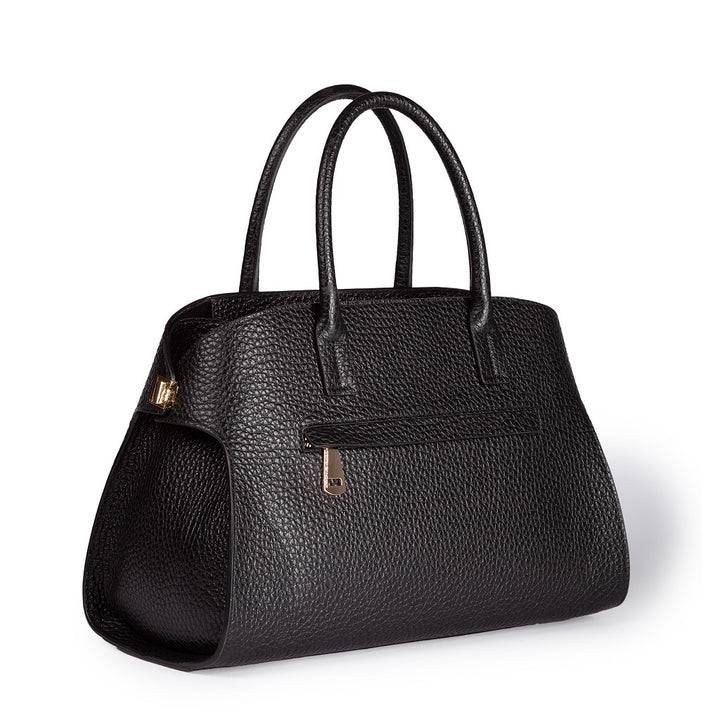 Roberta Gandolfi Elodie bowling medium borsa a mano in pelle con tracolla staccabile e regolabile Promozione Limitata
