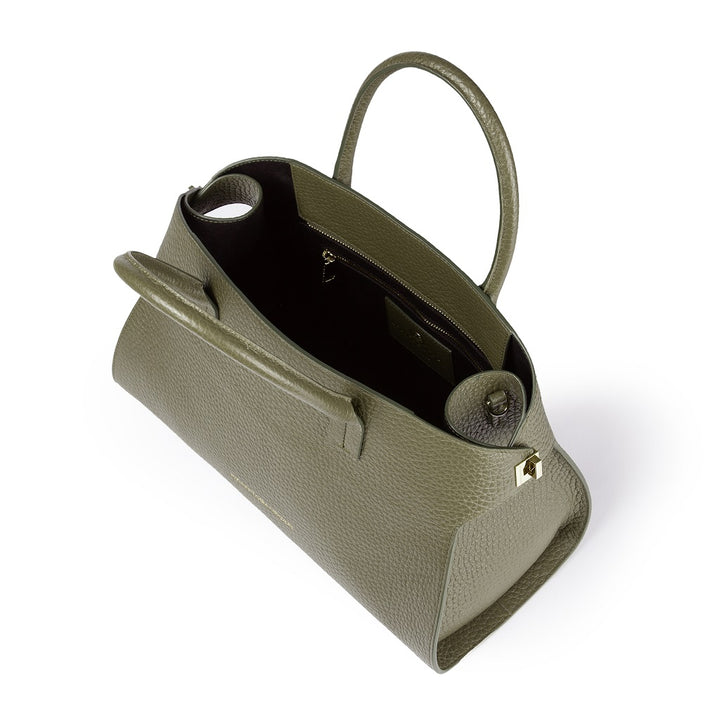 Roberta Gandolfi Elodie bowling medium borsa a mano in pelle con tracolla staccabile e regolabile Fino Al -60%