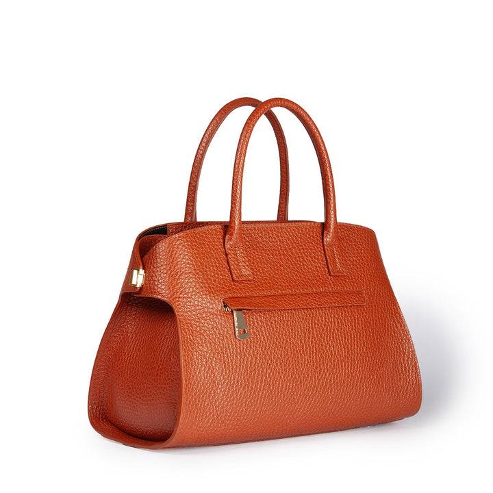 Roberta Gandolfi Elodie bowling medium borsa a mano in pelle con tracolla staccabile e regolabile Shopping Online