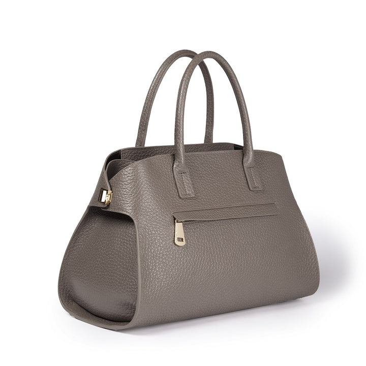 Roberta Gandolfi Elodie bowling medium borsa a mano in pelle con tracolla staccabile e regolabile Affare Del Giorno