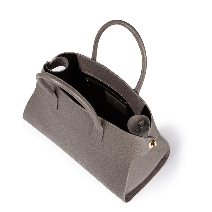 Roberta Gandolfi Elodie bowling medium borsa a mano in pelle con tracolla staccabile e regolabile Affare Del Giorno