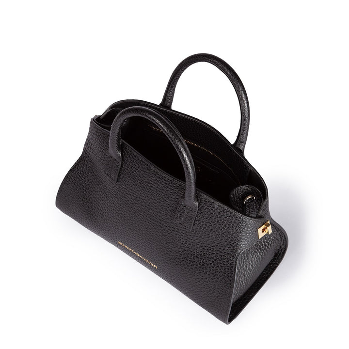Roberta Gandolfi Elodie bowling small borsa a mano in pelle con tracolla staccabile e regolabile Prezzo Ridotto