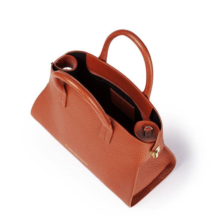 Roberta Gandolfi Elodie bowling small borsa a mano in pelle con tracolla staccabile e regolabile Convenienza