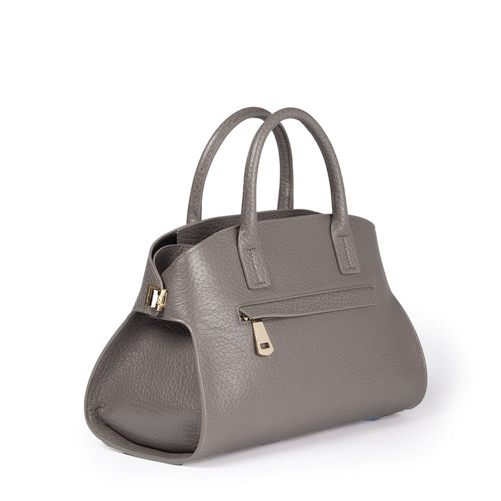 Roberta Gandolfi Elodie bowling small borsa a mano in pelle con tracolla staccabile e regolabile Novità