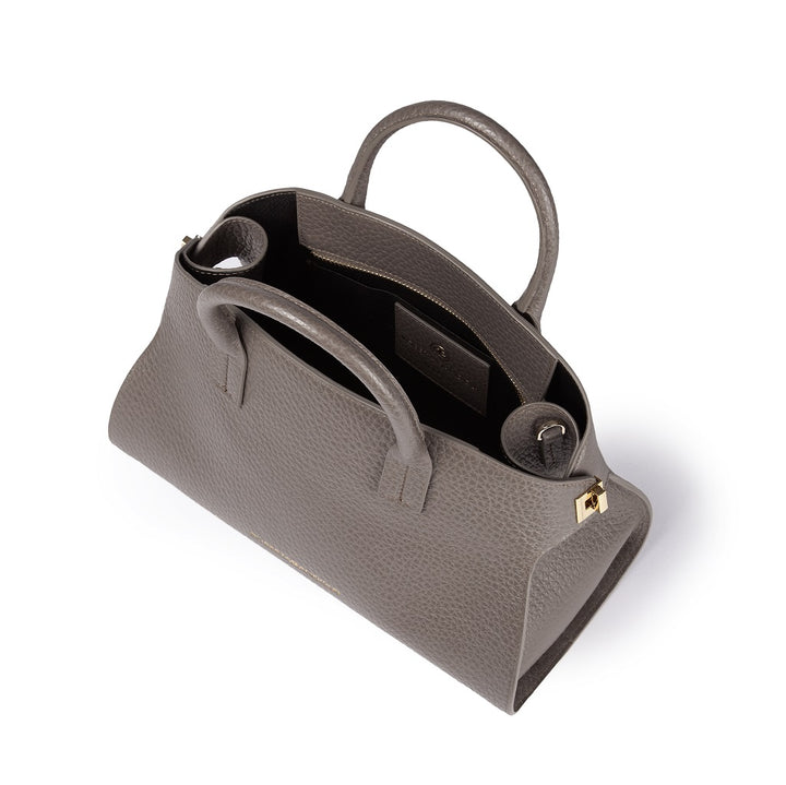 Roberta Gandolfi Elodie bowling small borsa a mano in pelle con tracolla staccabile e regolabile Novità