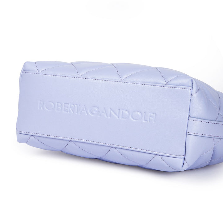Roberta Gandolfi Sirenetta Matelassè Baguette mini bag in nappa trapuntata in pelle di agnello Vendita