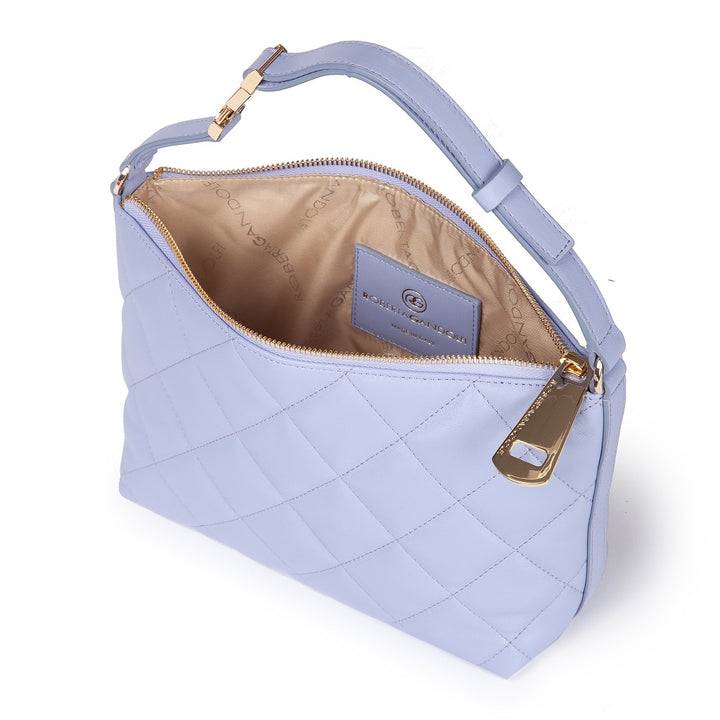 Roberta Gandolfi Sirenetta Matelassè Baguette mini bag in nappa trapuntata in pelle di agnello Vendita