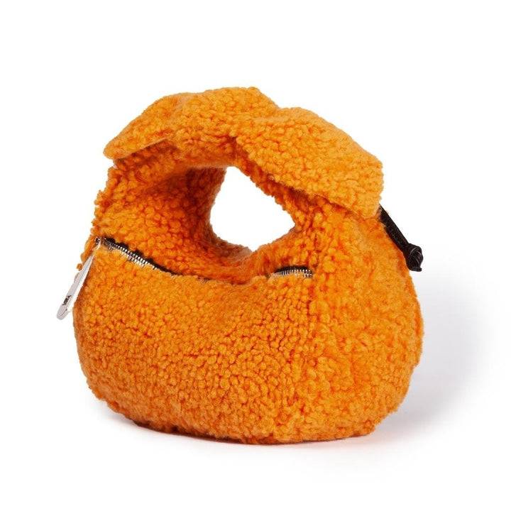 Roberta Gandolfi Bunny Teddy mini bag in shearling con tracolla in pelle staccabile Economico
