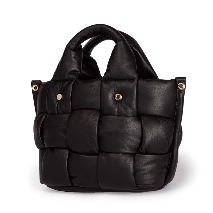 Roberta Gandolfi Greta Mini Nappa borsa in soffice pelle di agnello imbottita ed intrecciata a mano In Linea