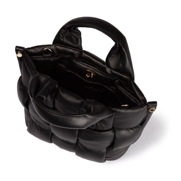 Roberta Gandolfi Greta Mini Nappa borsa in soffice pelle di agnello imbottita ed intrecciata a mano In Linea