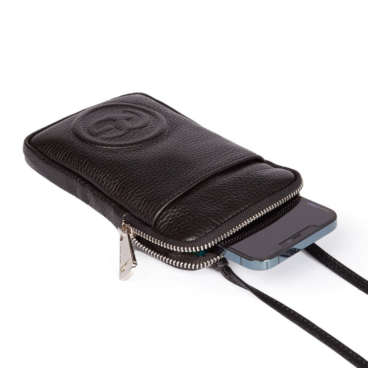 Roberta Gandolfi RG Phone holder in pelle di vitello con tracolla staccabile e regolabile Qualità Garantita