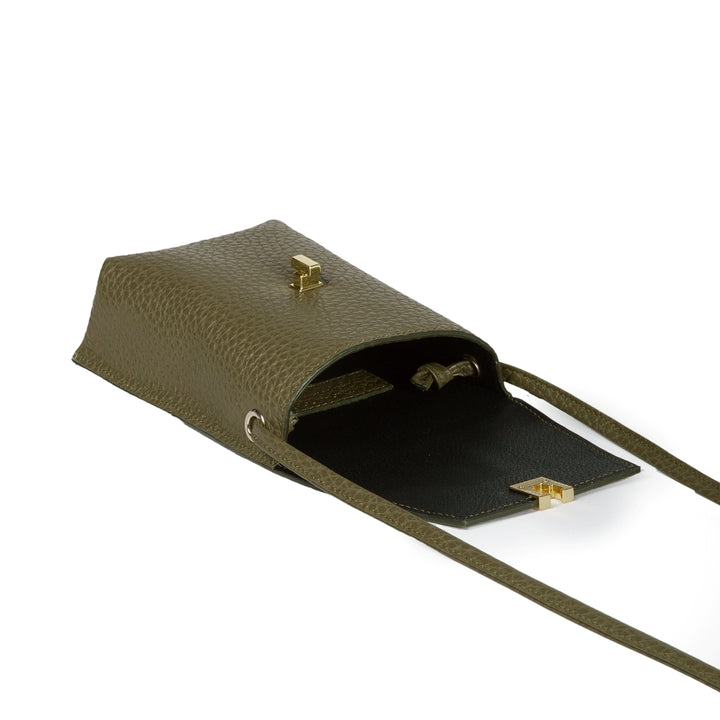 Roberta Gandolfi Elodie minibag and phoneholder in pelle con pratica tasca esterna e tracolla regolabile Economico