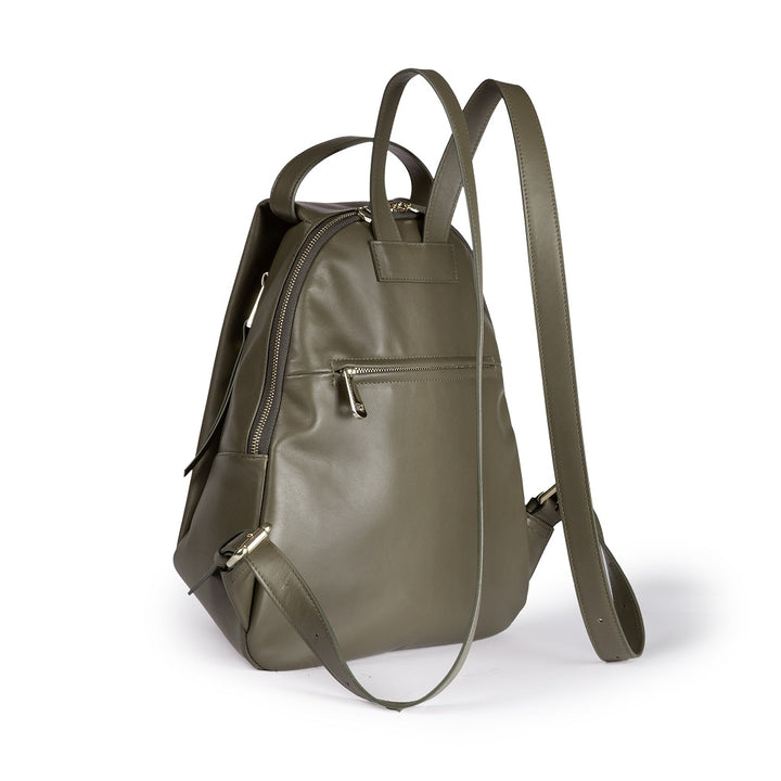 Roberta Gandolfi Micol Backpack in vitello liscio multitasche Vendita Economica