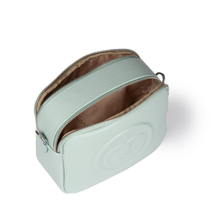 Roberta Gandolfi Roberta Pelle camera e crossbody in pelle con doppio scomparto e tracolla staccabile Offerta