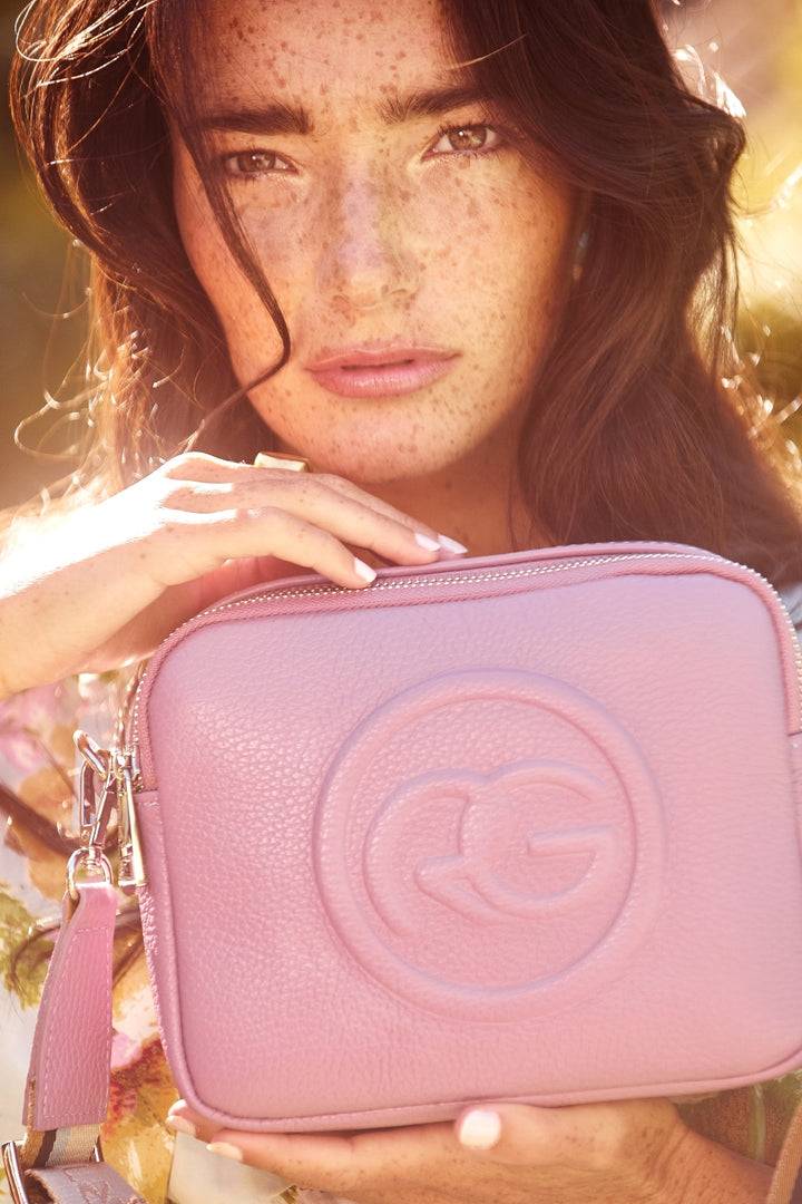 Roberta Gandolfi Roberta Pelle camera e crossbody in pelle con doppio scomparto e tracolla staccabile Offerta