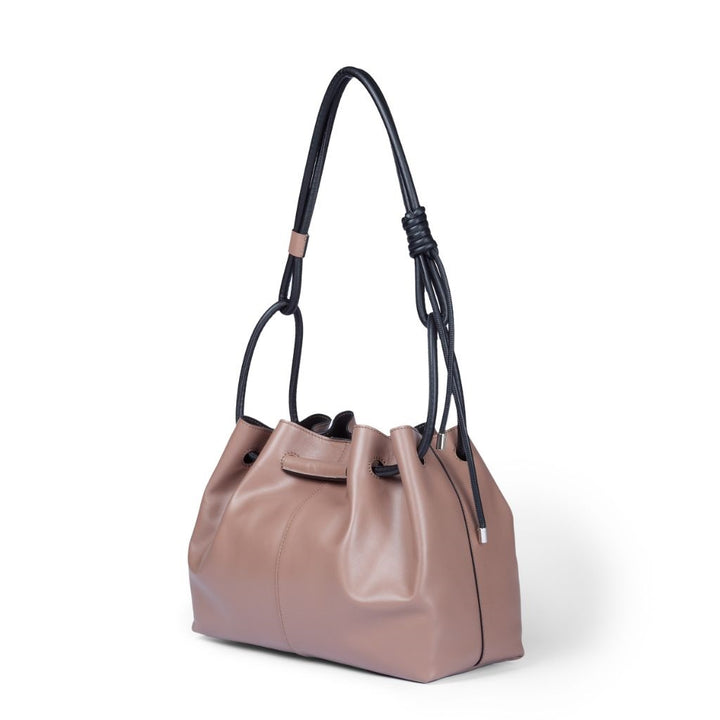 Roberta Gandolfi Gisella Large borsa con doppia portabilità mano o spalla in morbido vitello Vendita Economica