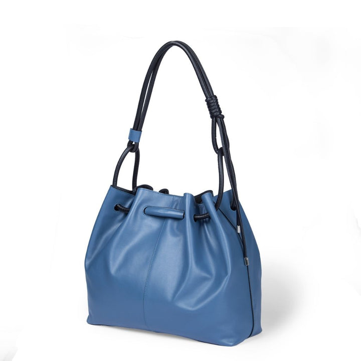 Roberta Gandolfi Gisella Large borsa con doppia portabilità mano o spalla in morbido vitello Saldi Di Fabbrica