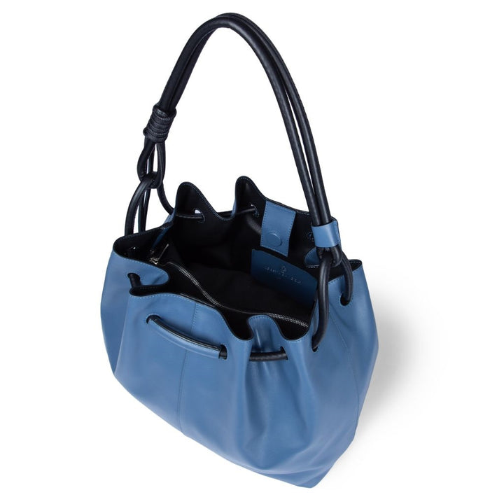 Roberta Gandolfi Gisella Large borsa con doppia portabilità mano o spalla in morbido vitello Saldi Di Fabbrica