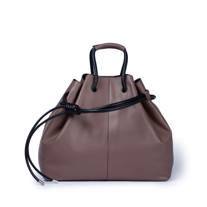 Roberta Gandolfi Gisella Large borsa con doppia portabilità mano o spalla in morbido vitello