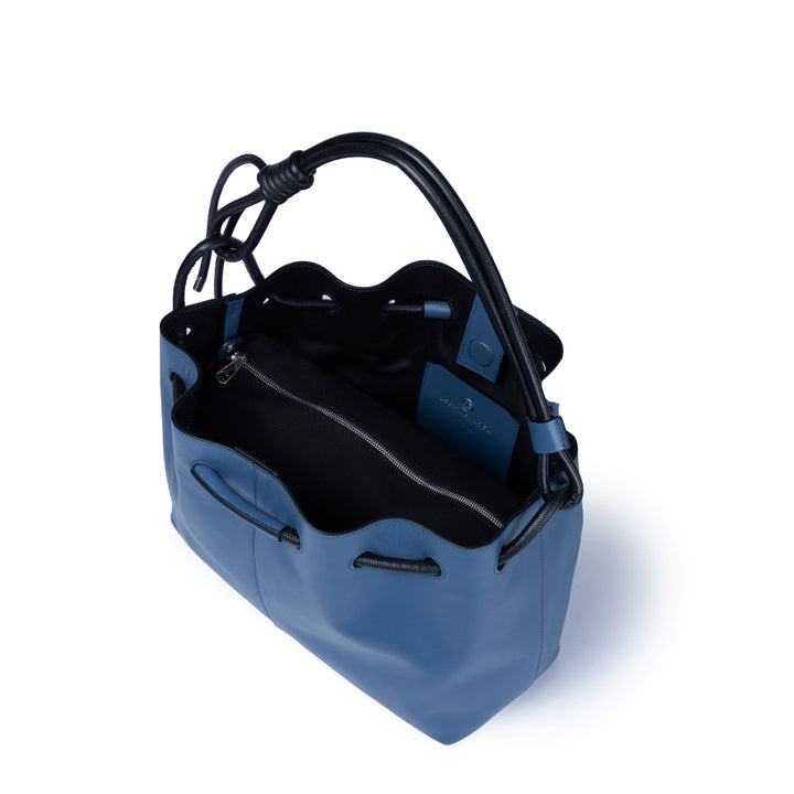 Roberta Gandolfi Gisella medium borsa con doppia portabilità mano o spalla in morbido vitello Vendite Flash