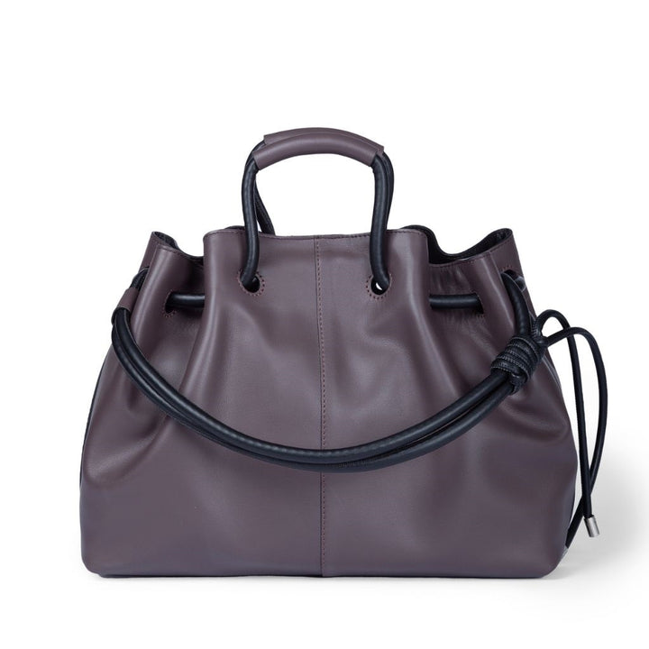 Roberta Gandolfi Gisella medium borsa con doppia portabilità mano o spalla in morbido vitello