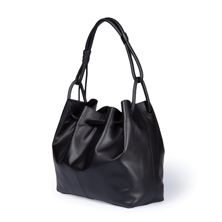 Roberta Gandolfi Gisella Large borsa con doppia portabilità mano o spalla in morbido vitello Italia