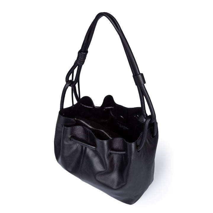 Roberta Gandolfi Gisella Large borsa con doppia portabilità mano o spalla in morbido vitello Italia