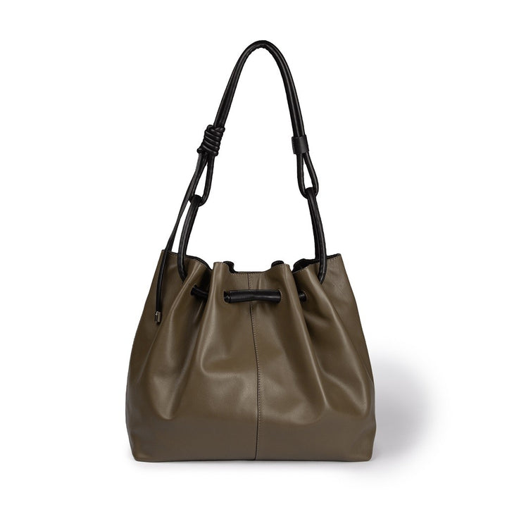 Roberta Gandolfi Gisella Large borsa con doppia portabilità mano o spalla in morbido vitello In Linea
