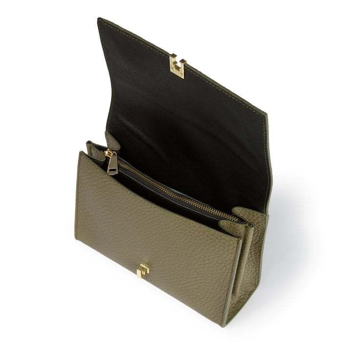 Roberta Gandolfi Elodie compact crossbody borsa in pelle con tramezza interna e tasca esterna con tracolla staccabile e regolabile Hotsell