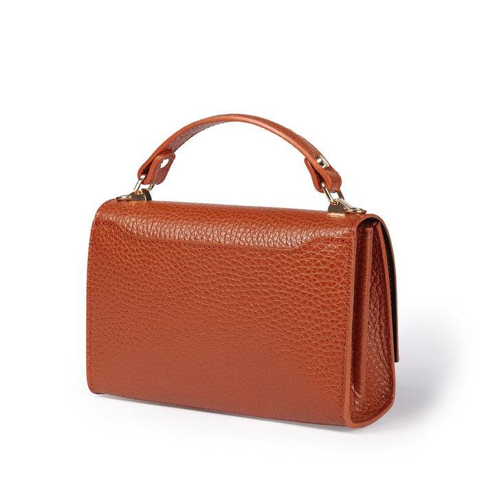 Roberta Gandolfi Elodie compact crossbody borsa in pelle con tramezza interna e tasca esterna con tracolla staccabile e regolabile Vendita Calda