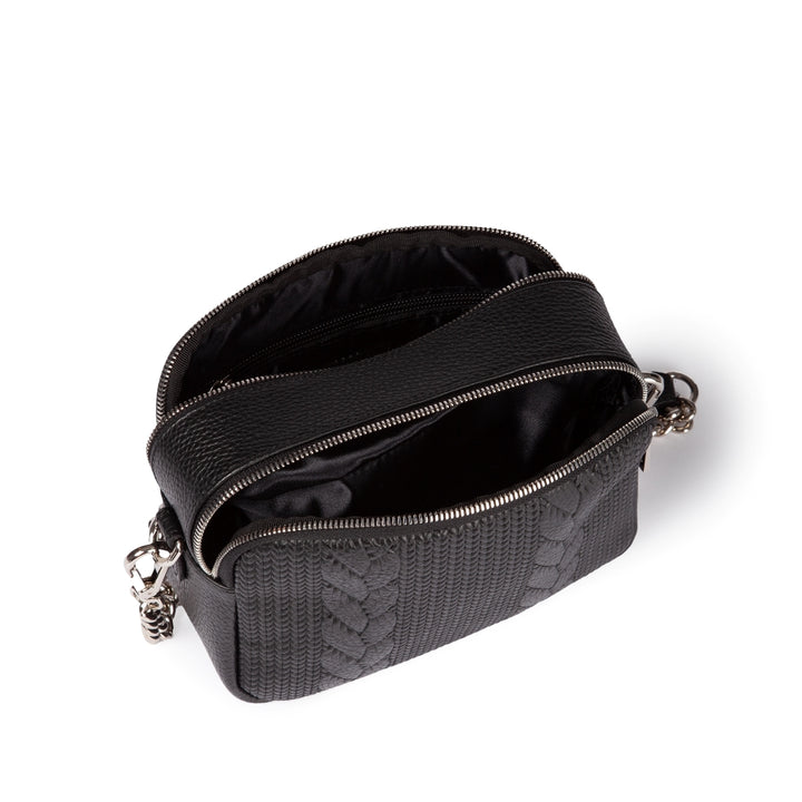 Roberta Gandolfi Camera Treccia borsa a spalla e crossbody in pelle stampata con tracolla catena 2025