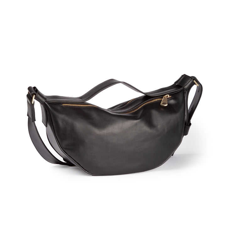 Roberta Gandolfi Micol Banana small cross body in vitello liscio con tracolla regolabile Saldi