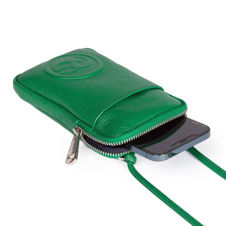 Roberta Gandolfi RG Phone holder in pelle di vitello con tracolla staccabile e regolabile Pezzi Unici