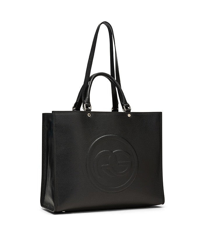 Roberta Gandolfi Roberta Pelle Large Borsa a mano in pelle con doppi spallacci per essere portata a spalla e tramezza Saldi