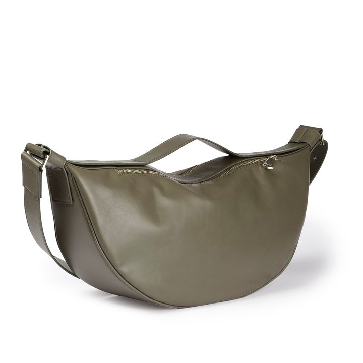 Roberta Gandolfi Micol Banana in vitello liscio con tracolla regolabile Offerta speciale della fabbrica