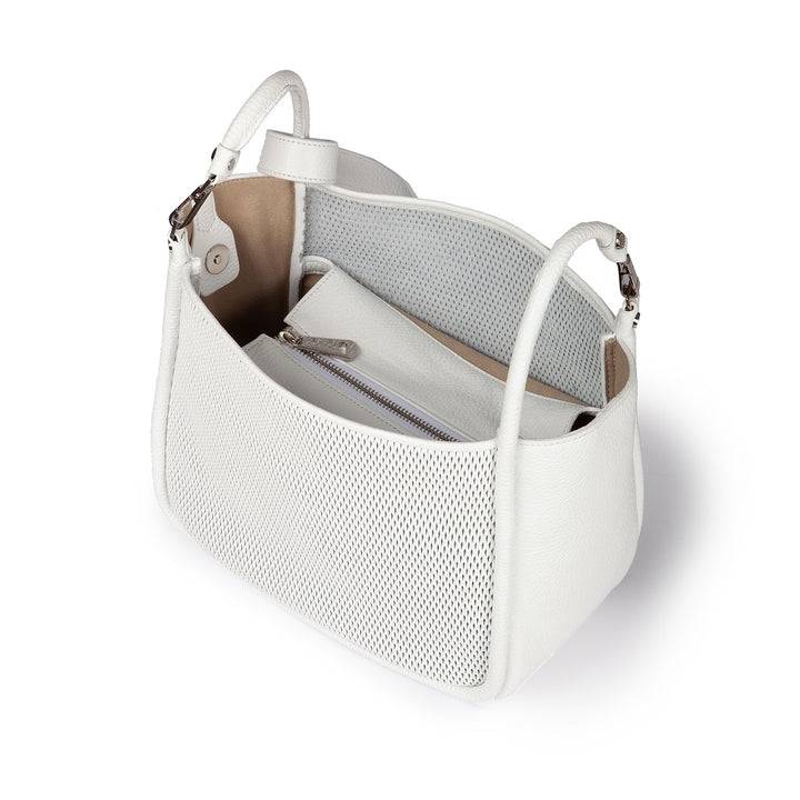 Roberta Gandolfi Yuma medium 3 in 1 borsa a mano in pelle trasformabile con tracolla staccabile Novità