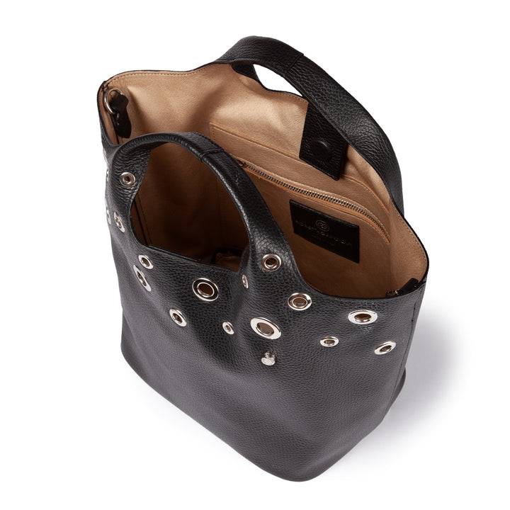 Roberta Gandolfi Belinda medium borsa a mano in pelle con tracolla staccabile Presa