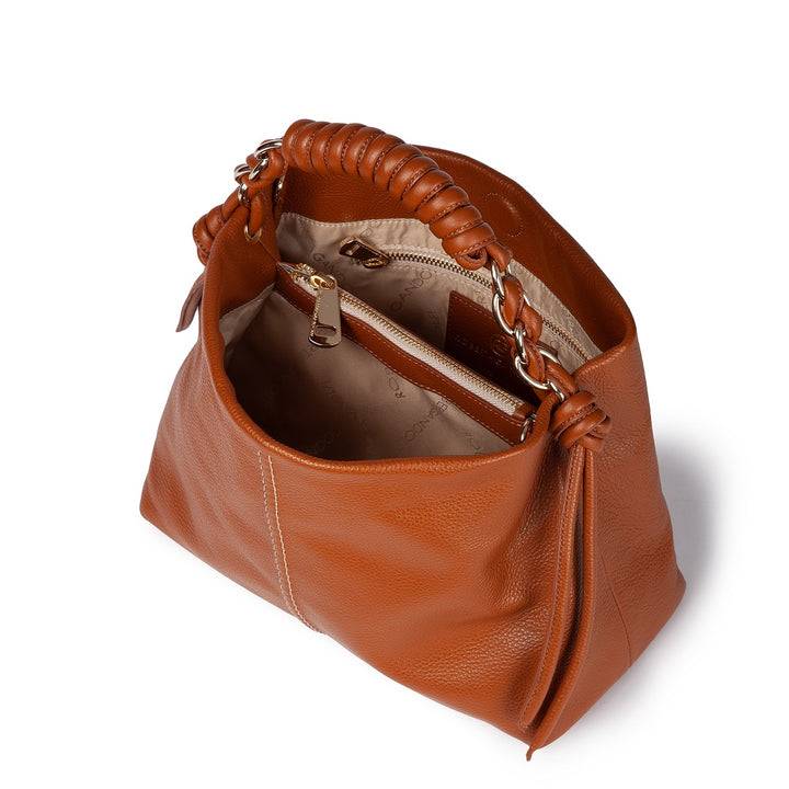 Roberta Gandolfi Amina small borsa a mano in pelle con manico tubolare fasciato e tracolla staccabile Negozi Online