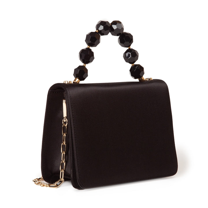 Roberta Gandolfi Sirenetta Mini bag in raso di seta e manico gioiello Sconto