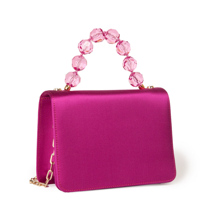 Roberta Gandolfi Sirenetta Mini bag in raso di seta e manico gioiello Economico