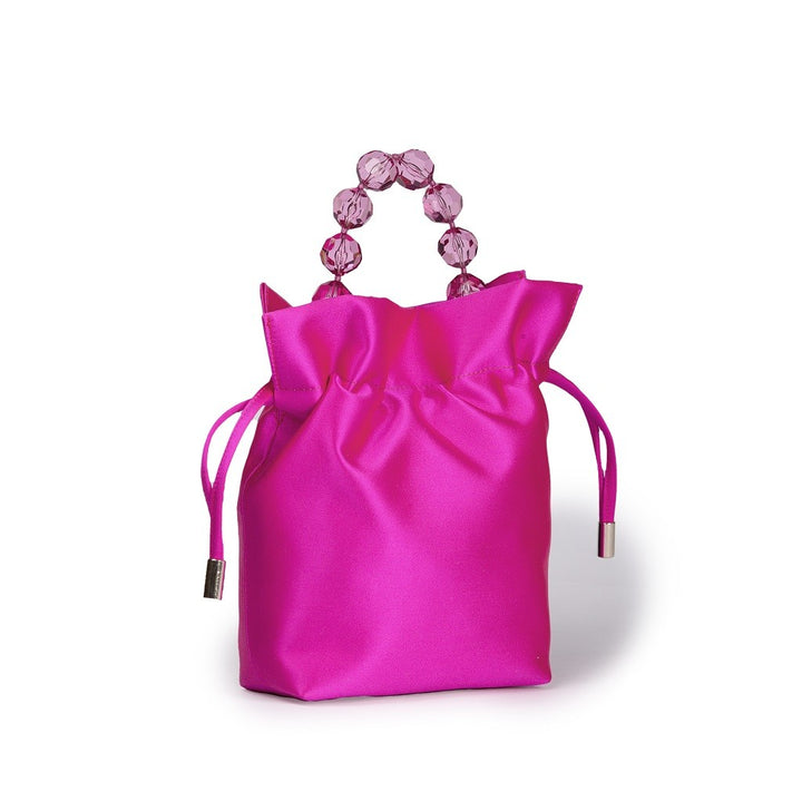 Roberta Gandolfi Sirenetta Tulip mini secchiello in raso di seta e manico gioiello Promozione Limitata