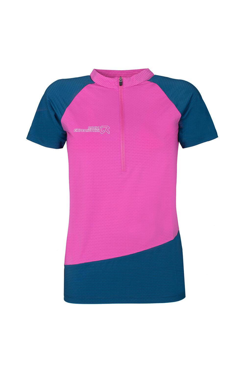 Rock Experience Merlin SS HZ maglia t-shirt half zip donna Hotsell