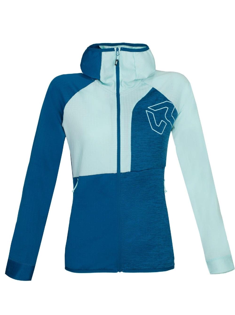 Rock Experience Headwall felpa donna full zip con cappuccio Sottocosto
