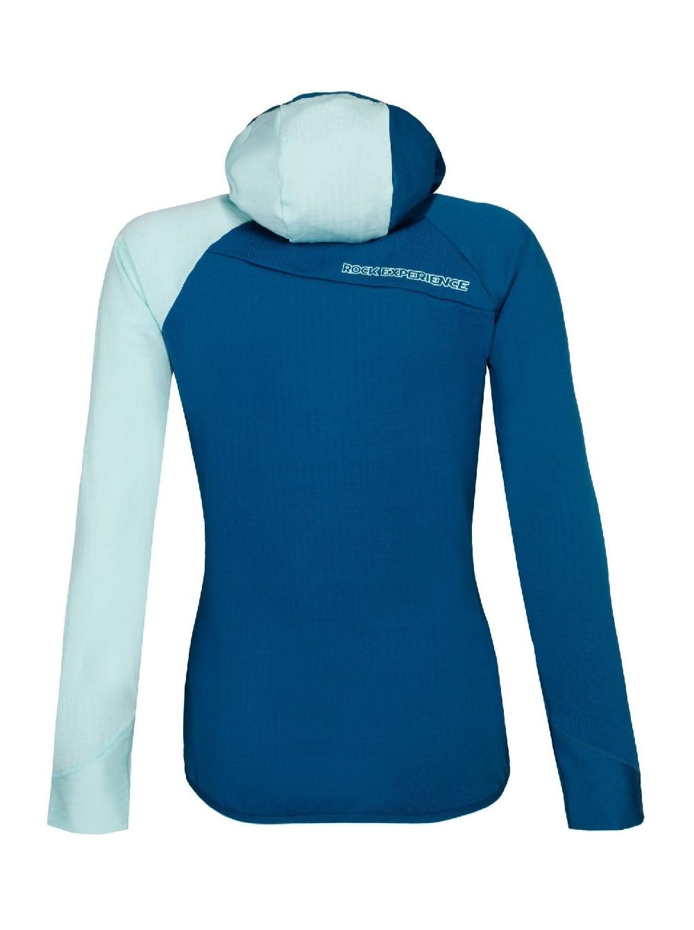 Rock Experience Headwall felpa donna full zip con cappuccio Sottocosto