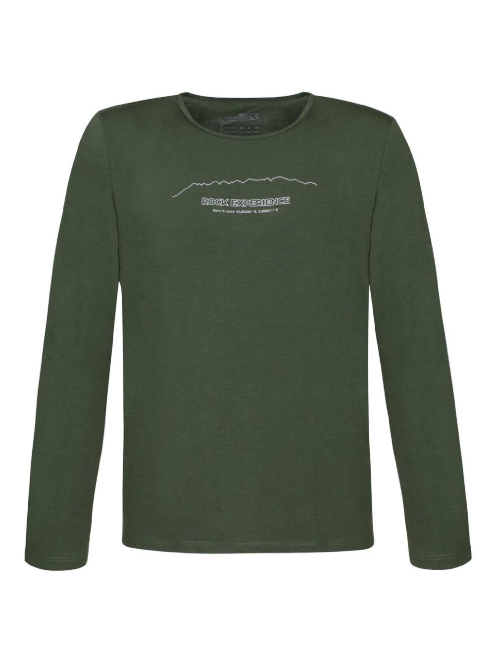 Rock Experience Echo Wall t-shirt manica lunga uomo