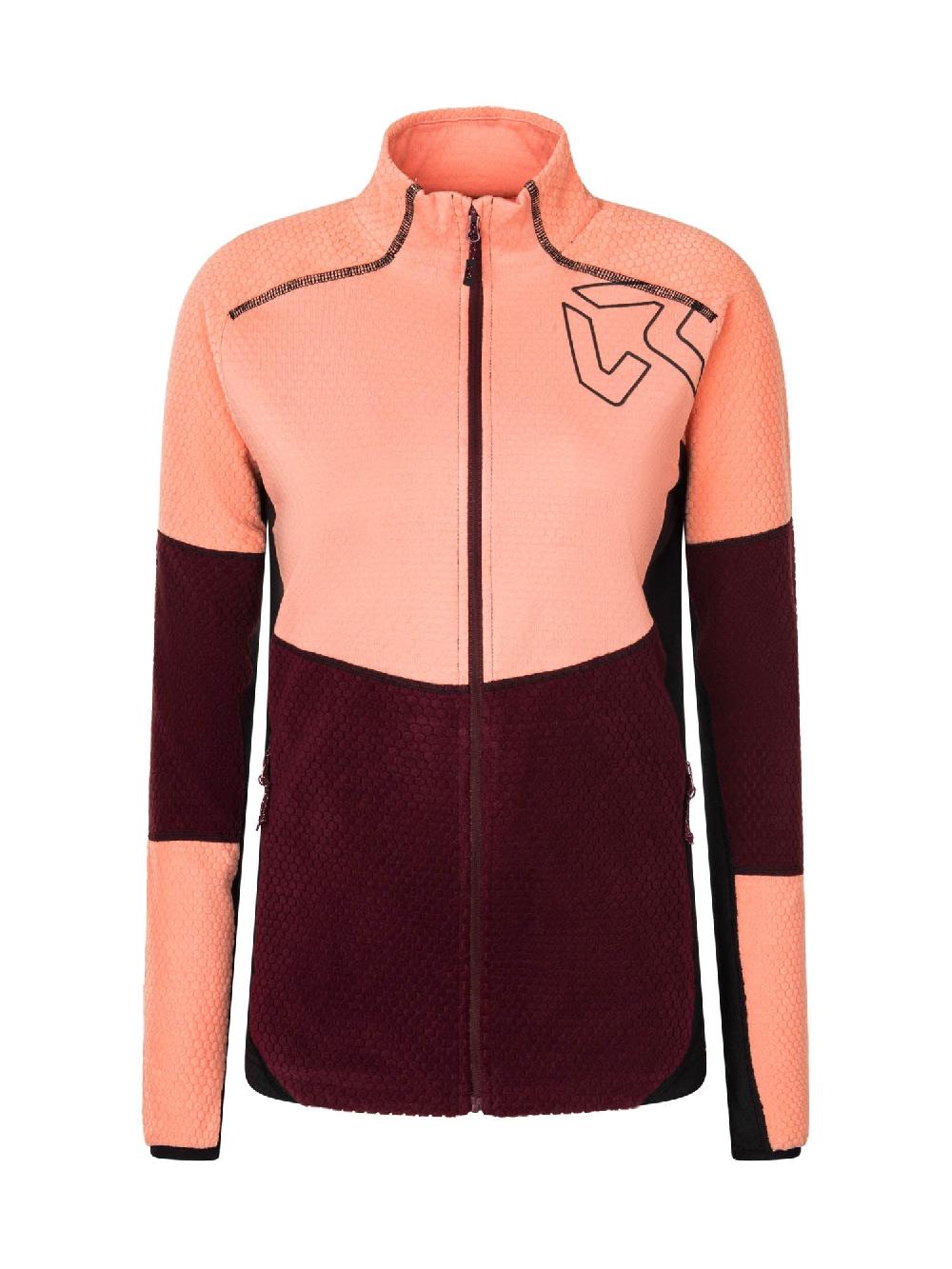 Rock Experience Edna Mock Neck Fz pile donna Sottocosto