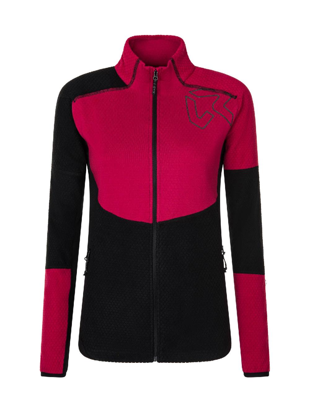 Rock Experience Edna Mock Neck Fz pile donna Sottocosto