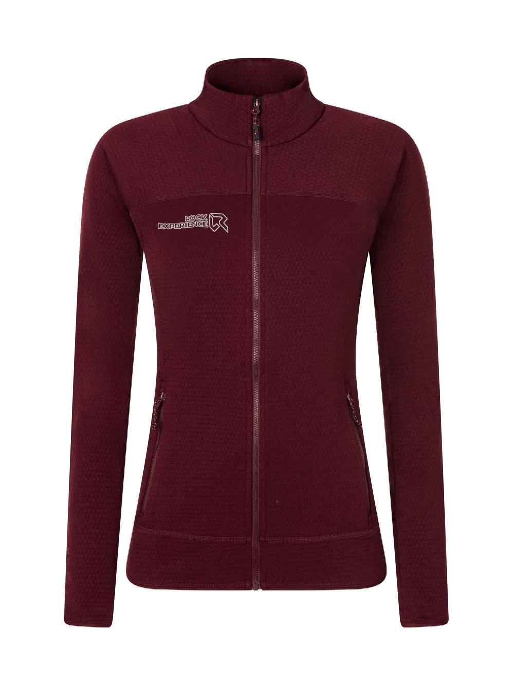 Rock Experience Diadem 2.0 Mock Neck Fz felpa donna