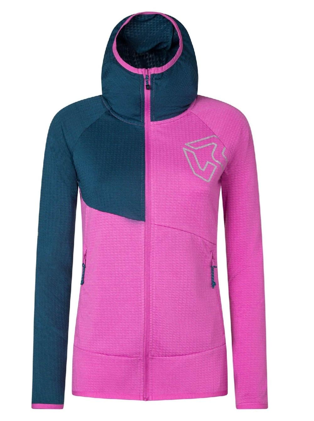 Rock Experience Zebra Hoodie pile tecnico donna Super sconto